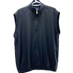 Callaway Men's Quarter Zip Golf Vest Black - Size M